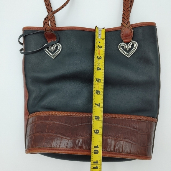 VINTAGE Brighton Caroline Leather Bucket Bag - Picture 11 of 12